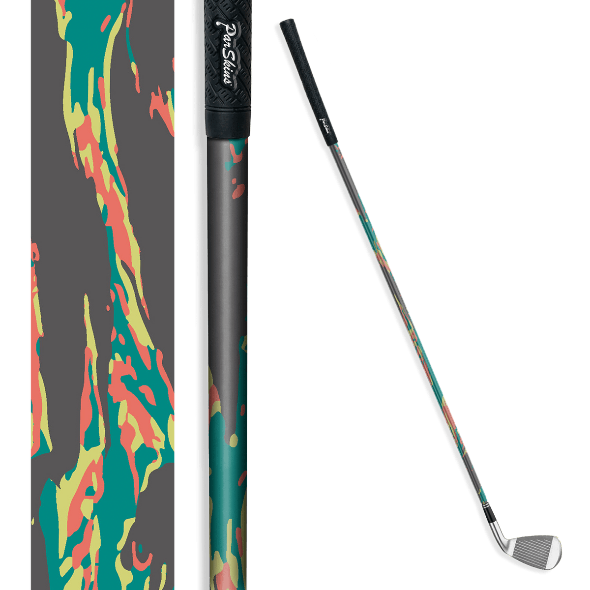 Iron + Putter Shaft Vietnam Tiger Stripe Fiesta Skin
