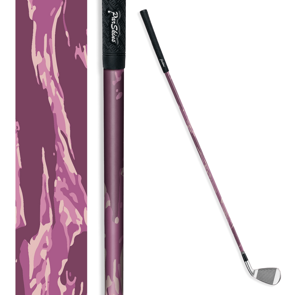 Iron + Putter Shaft Vietnam Tiger Stripe Floral Skin