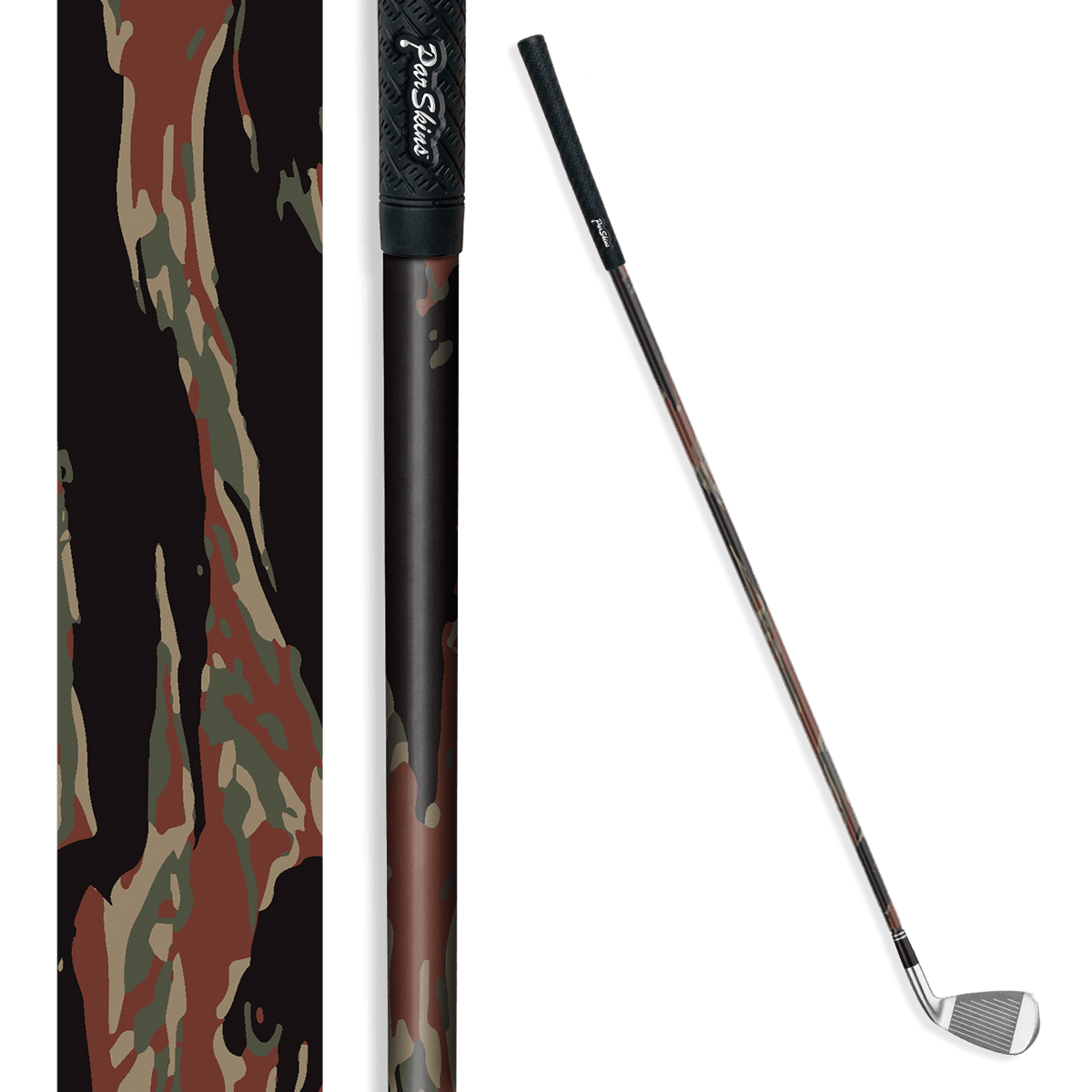 Iron + Putter Shaft Vietnam Tiger Stripe Militant Copper Skin