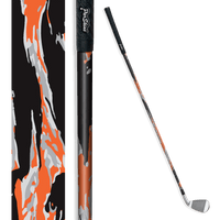 Iron + Putter Shaft Vietnam Tiger Stripe Orange Tiger Skin