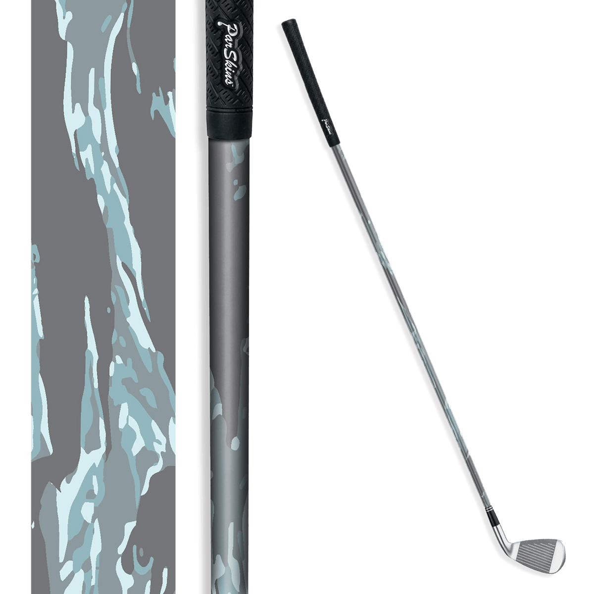 Iron + Putter Shaft Vietnam Tiger Stripe Overcast Skin