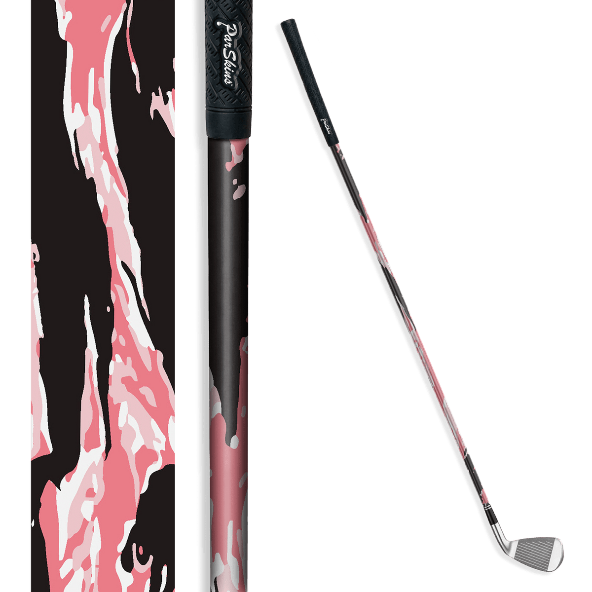 Iron + Putter Shaft Vietnam Tiger Stripe Pink Skin
