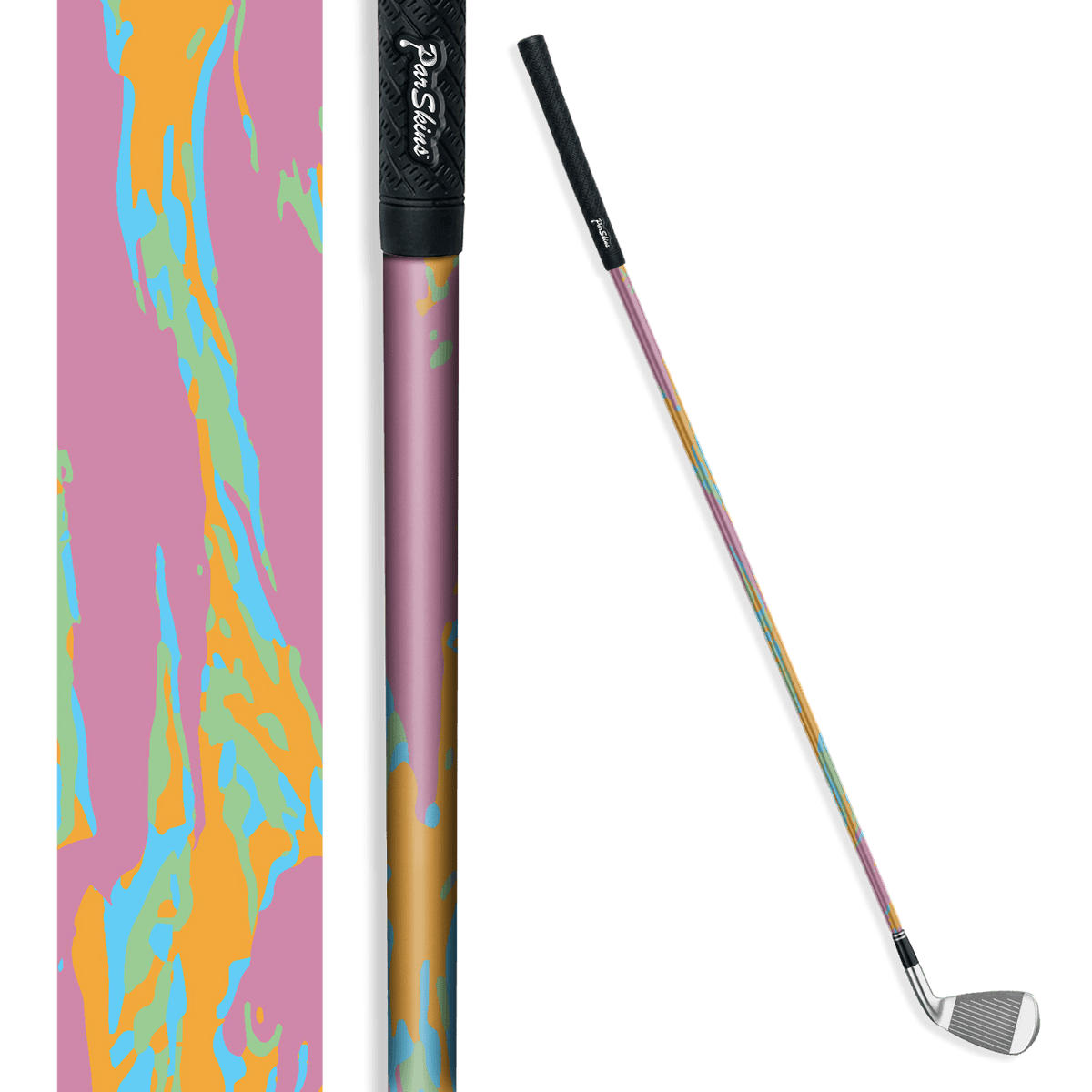 Iron + Putter Shaft Vietnam Tiger Stripe Sherbert Skin