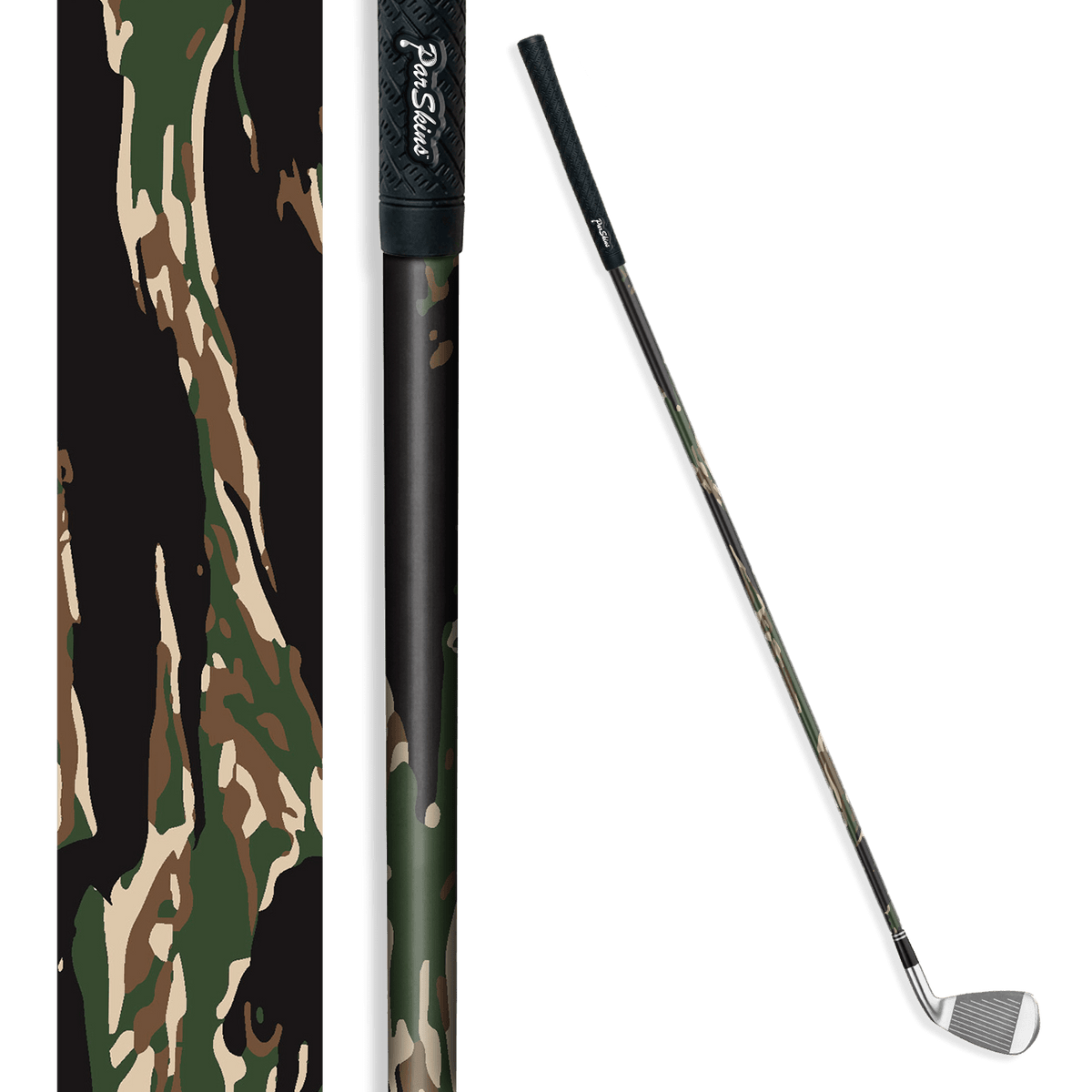 Iron + Putter Shaft Vietnam Tiger Stripe Woodland Skin