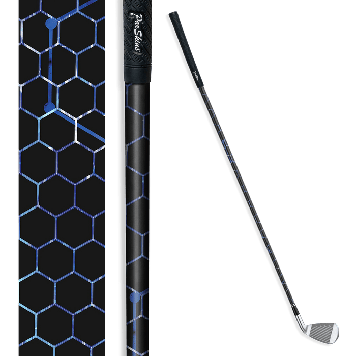Iron + Putter Shaft Vivid Hex Blue Skin