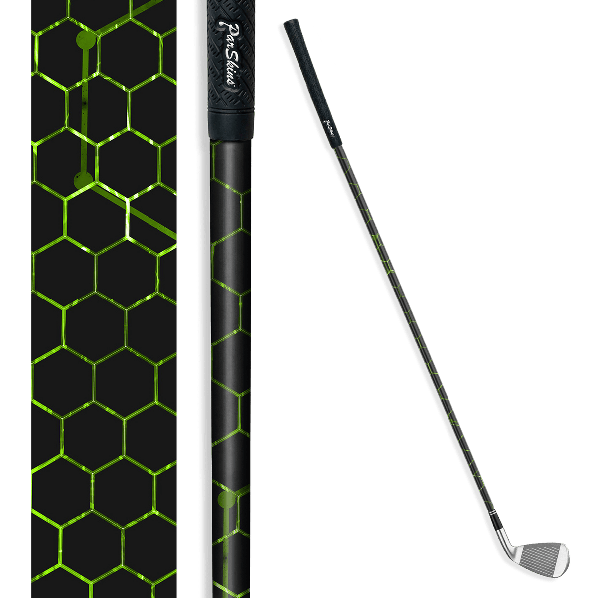 Iron + Putter Shaft Vivid Hex Green Skin