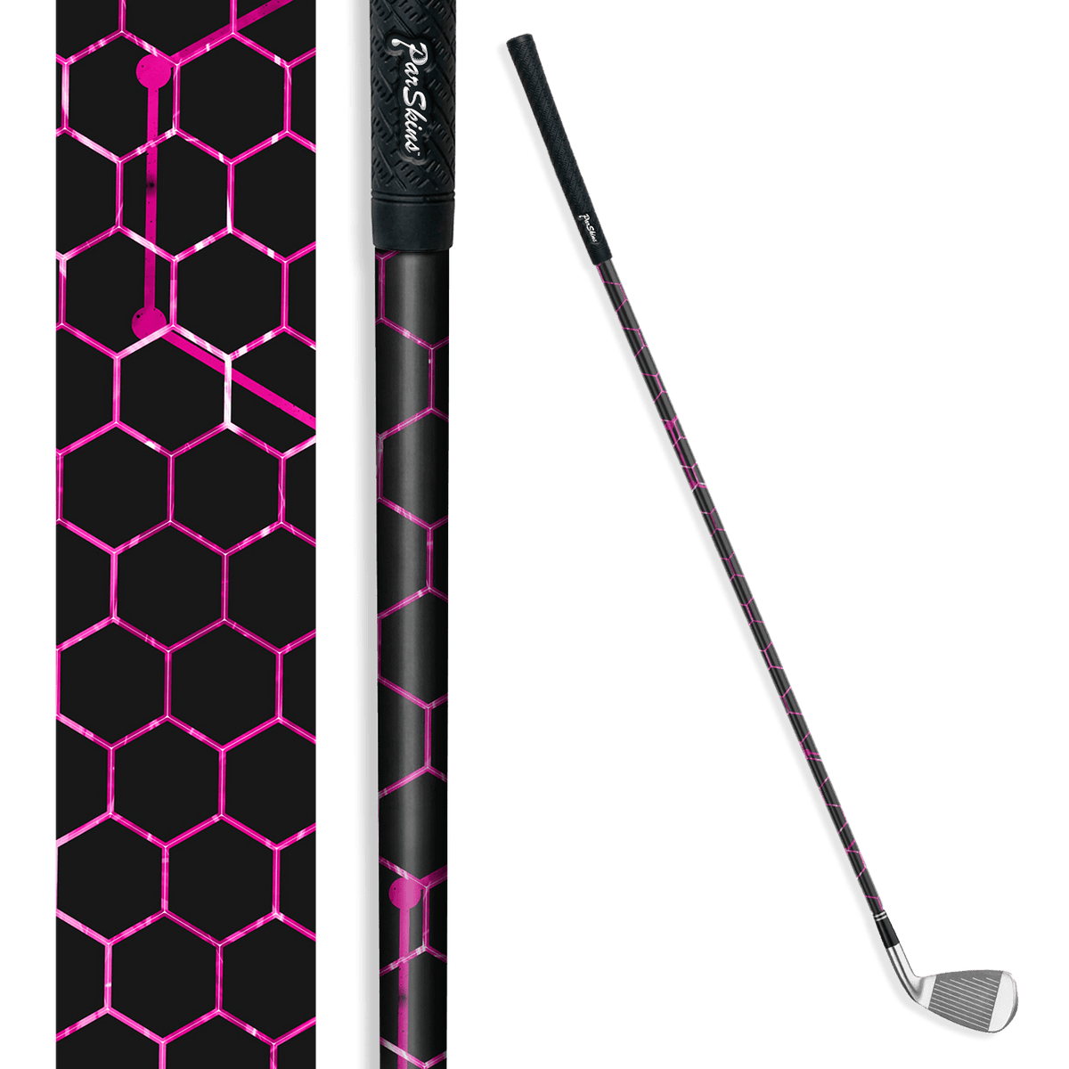 Iron + Putter Shaft Vivid Hex Magenta Skin