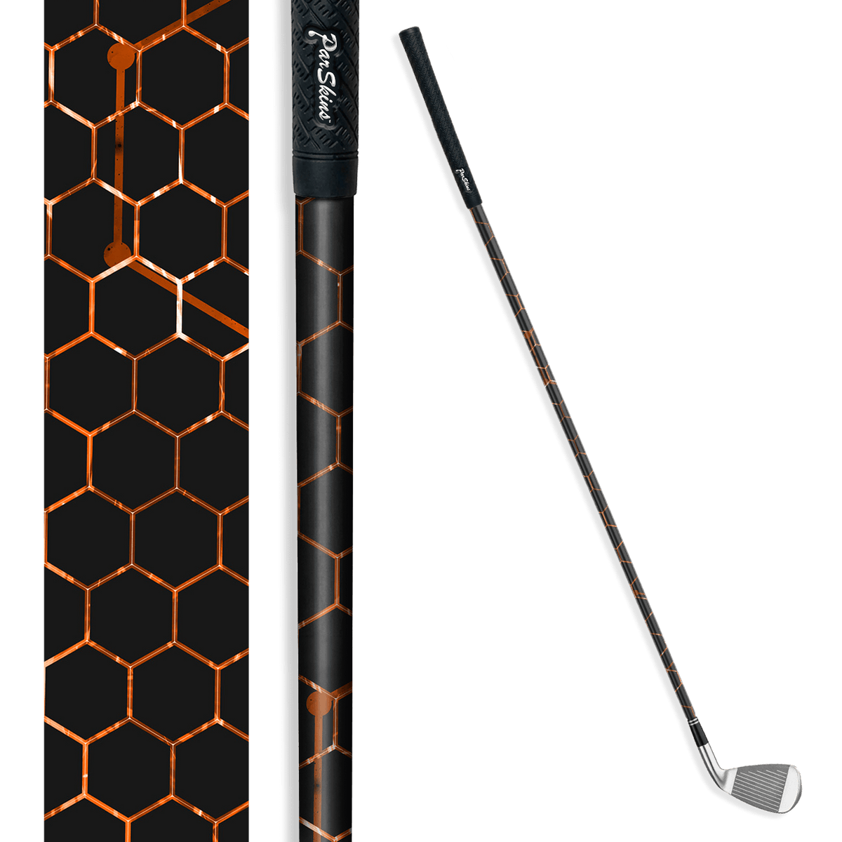 Iron + Putter Shaft Vivid Hex Orange Skin