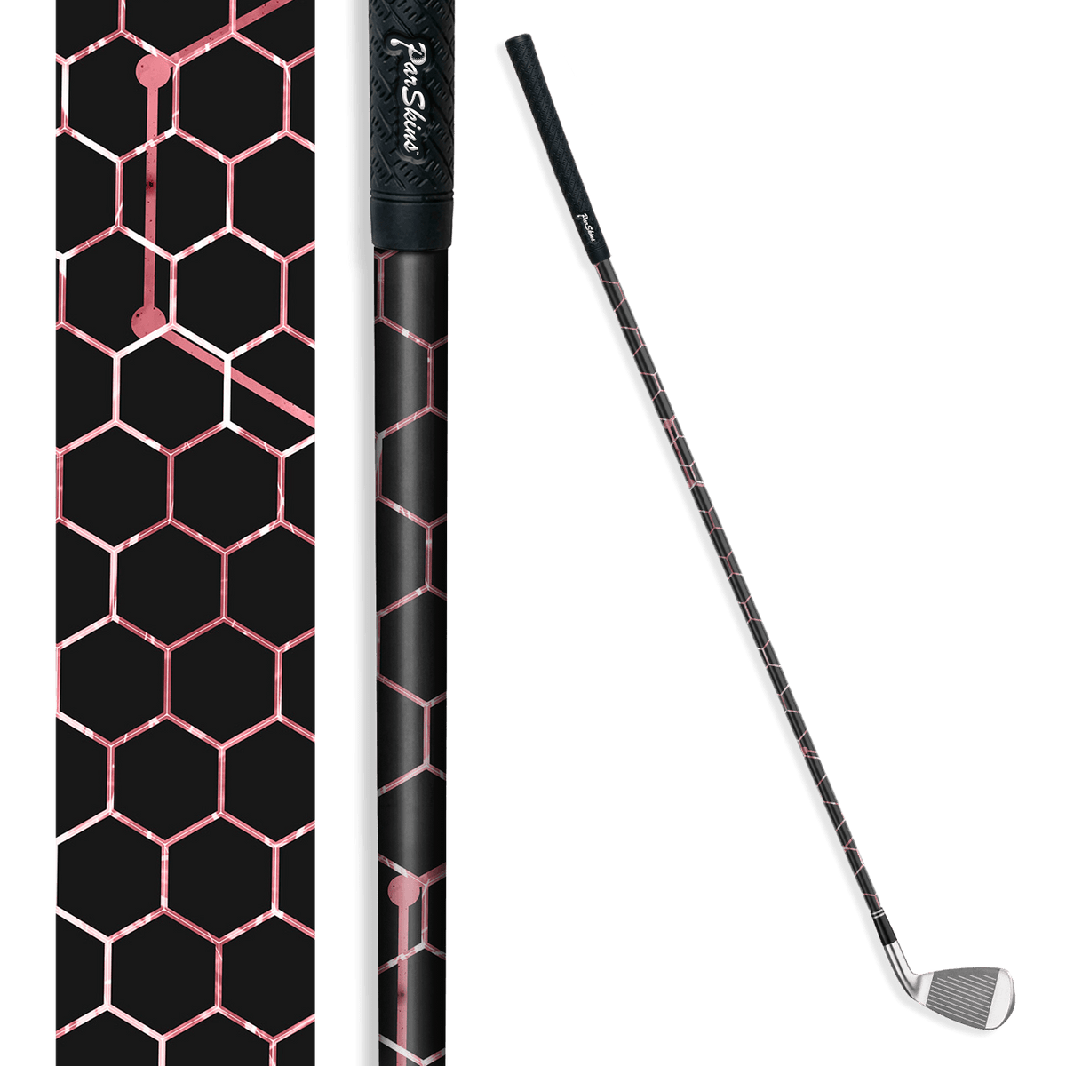 Iron + Putter Shaft Vivid Hex Pink Skin