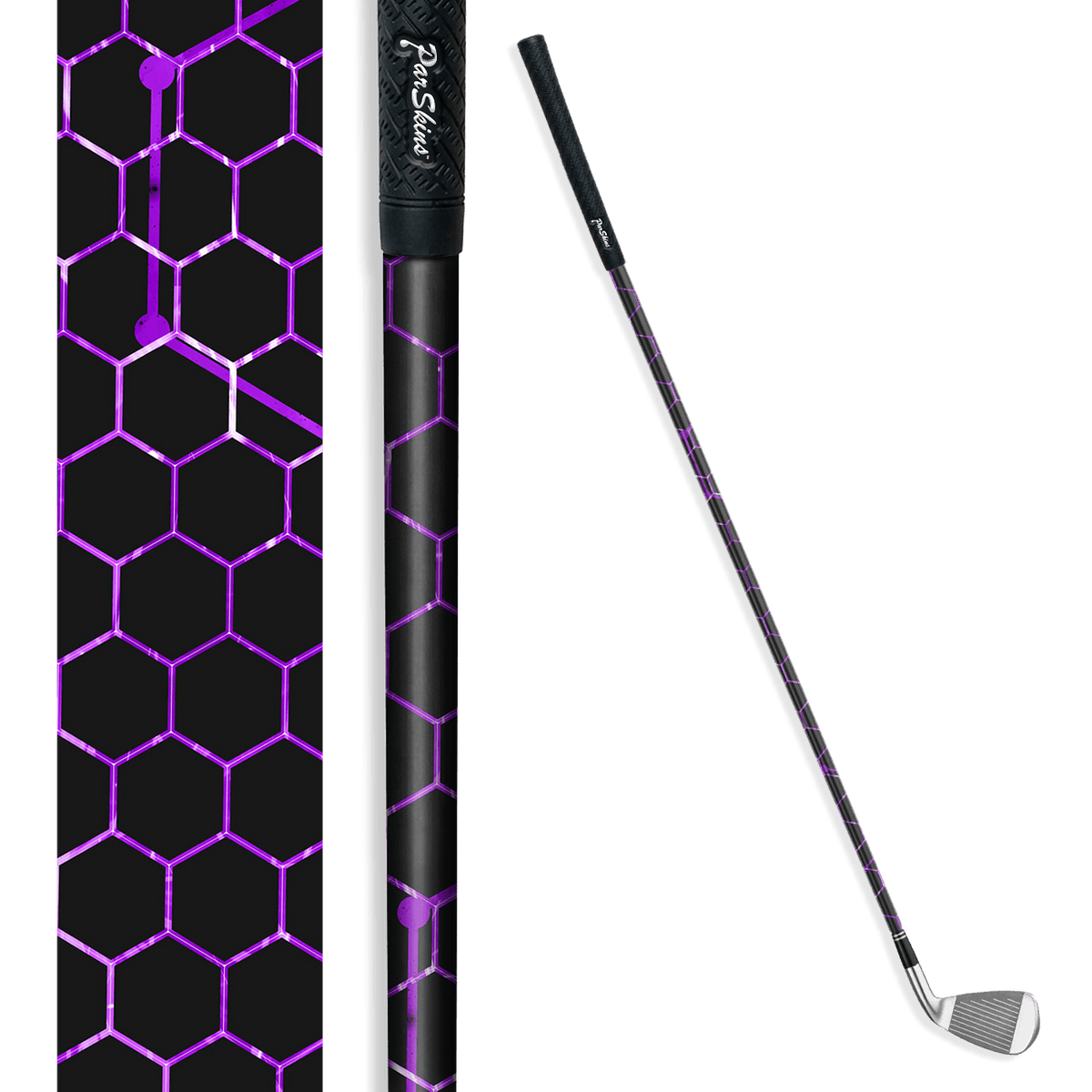 Iron + Putter Shaft Vivid Hex Purple Skin