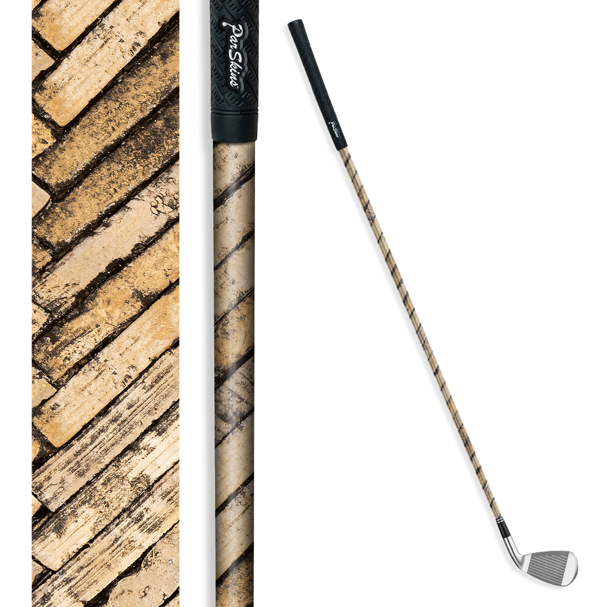 Iron/Putter Shaft Woodgrain Amsterdam Skin