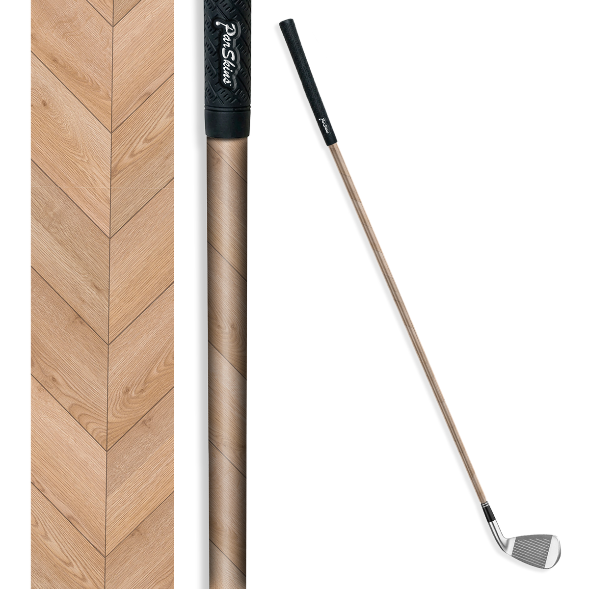 Iron/Putter Shaft Woodgrain Budapest Skin